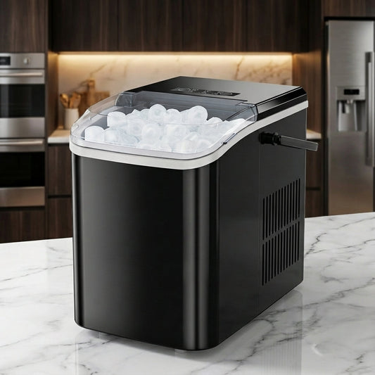 Frosty Drop Ice Maker - Portable, Self-Cleaning, Fast!
