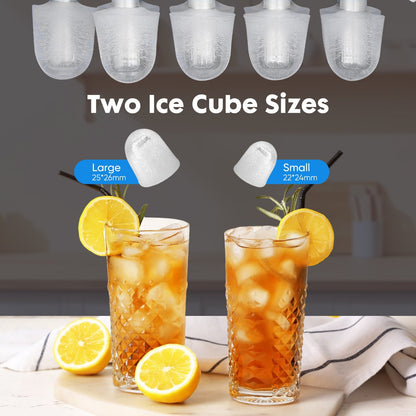 Frosty Drop Ice Maker - Portable, Self-Cleaning, Fast!
